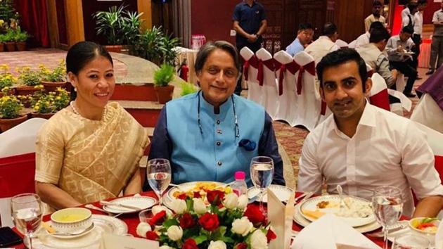 (From left) Mary Kom, Shashi Tharoor and Gautam Gambhir. (File photo) (From left) Mary Kom, Shashi Tharoor and Gautam Gambhir. (File photo)