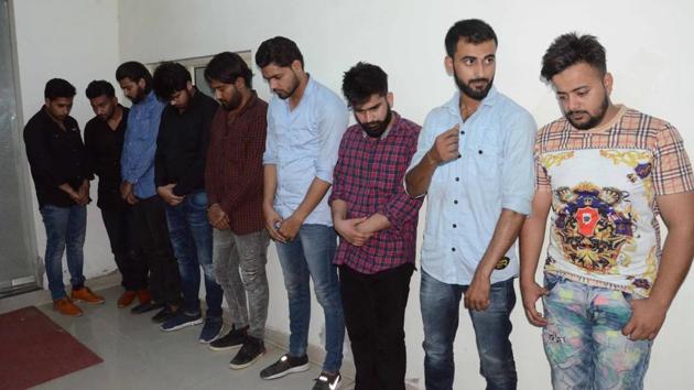 Police said all suspects are from Meerut and are graduates in their twenties. They were all known to each other.(HT Photo) Police said all suspects are from Meerut and are graduates in their twenties. They were all known to each other.(HT Photo)