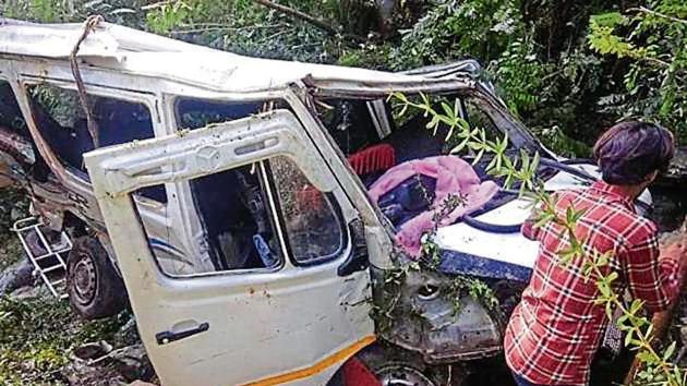 Prima facie, brake failure is believed to be the cause of incident. (HT Photo) Prima facie, brake failure is believed to be the cause of incident. (HT Photo)