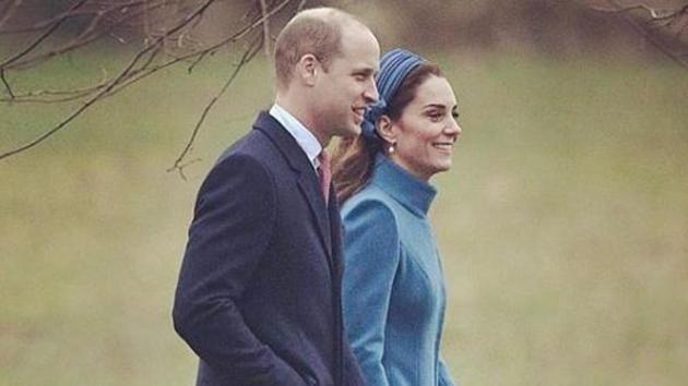 The Duchess of Cambridge sporting a padded headband for a public appearance.(Instagram)