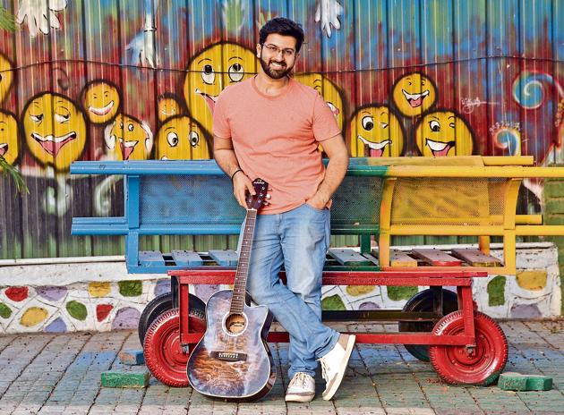 SAIPRASAD NIMBALKAR, 29: He has composed music for films such as Lagna Mubarak, Ti & Ti, Maaza Agadbam and many more. (Pratham Gokhale/HT Photo)