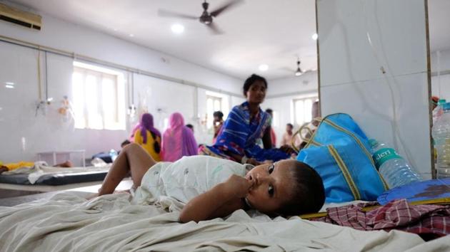 The death toll from acute encephalitis syndrome (AES) reached 152 in Bihar, with medical officials stating that the disease has spread to 20 of the state’s 38 districts. Meanwhile, Madhya Pradesh health officials are on alert after a man said doctors at a private hospital told him his eight-year-old son, who died on Sunday, was suffering from AES. (Alasdair Pal / REUTERS)