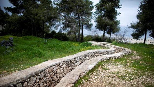 A part of the trench is seen in a former Jordanian military post known as Ammunition Hill in Jerusalem. Amiram Efrati, from nearby Kibbutz Dan, fought in a June 1967 battle against half a dozen Syrian tanks that had advanced on Israeli positions from the then Syrian-held Golan. Fifty-two years later he has little confidence that peace efforts will succeed. “I don’t believe it, not in the Middle East.” (Ronen Zvulun / REUTERS) A part of the trench is seen in a former Jordanian military post known as Ammunition Hill in Jerusalem. Amiram Efrati, from nearby Kibbutz Dan, fought in a June 1967 battle against half a dozen Syrian tanks that had advanced on Israeli positions from the then Syrian-held Golan. Fifty-two years later he has little confidence that peace efforts will succeed. “I don’t believe it, not in the Middle East.” (Ronen Zvulun / REUTERS)