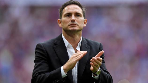 Derby County manager Frank Lampard looks dejected as he applauds the fans after the match. (Action Images via Reuters) Derby County manager Frank Lampard looks dejected as he applauds the fans after the match. (Action Images via Reuters)