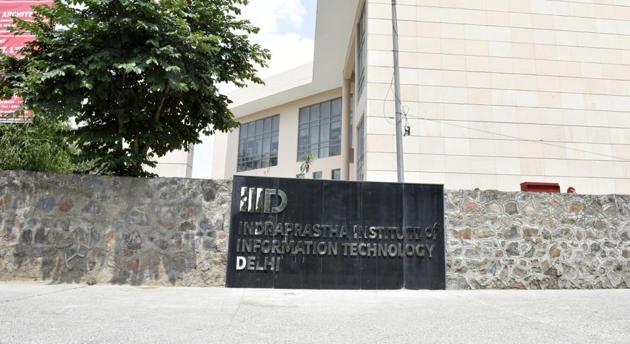 A view of the Indraprastha Institute of Information Technology Delhi (IIIT-D) .(Mohd Zakir/HT PHOTO) A view of the Indraprastha Institute of Information Technology Delhi (IIIT-D) .(Mohd Zakir/HT PHOTO)