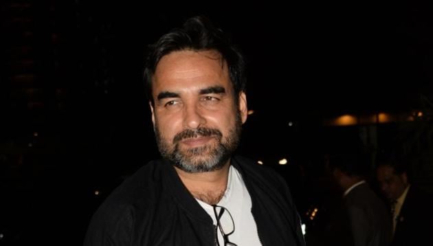 Pankaj Tripathi at the birthday celebrations of actor Manoj Bajpayee, in Mumbai, on April 23, 2019.(IANS)