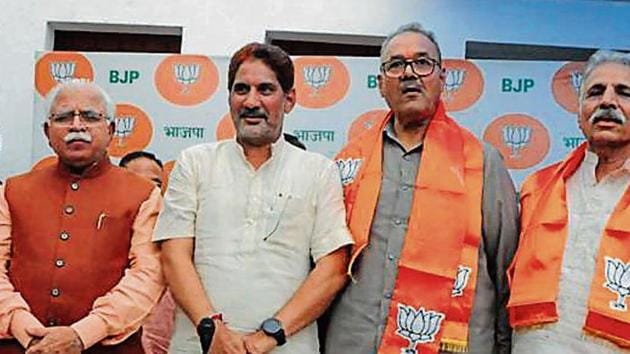 With the formation of its splinter outfit, Jannayak Janata Party (JJP), there has been a sort of an exodus of legislators from the Indian National Lok Dal in the past five months. (Sourced) With the formation of its splinter outfit, Jannayak Janata Party (JJP), there has been a sort of an exodus of legislators from the Indian National Lok Dal in the past five months. (Sourced)