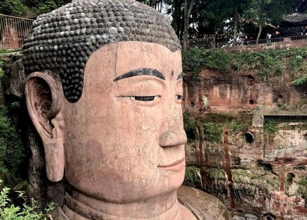 Leshan Giant Buddha in Sichuan, China.(Vir Sanghvi)