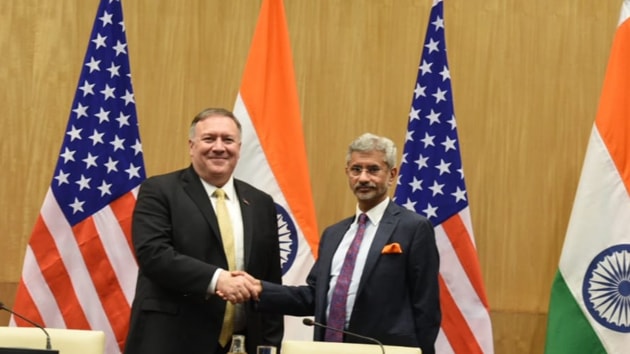 US Secretary of State Mike Pompeo sought to reduce heightened trade tension with India, promising a renewed focus on negotiating improved trade and investment ties between the two nations.(Photo by Arvind Yadav/HT) US Secretary of State Mike Pompeo sought to reduce heightened trade tension with India, promising a renewed focus on negotiating improved trade and investment ties between the two nations.(Photo by Arvind Yadav/HT)