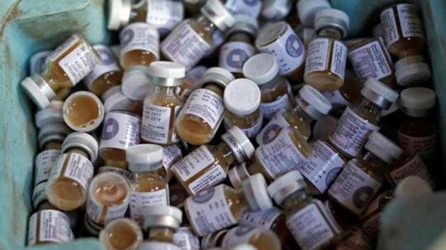Bottles with cholera vaccines. REUTERS/ File Photo Bottles with cholera vaccines. REUTERS/ File Photo