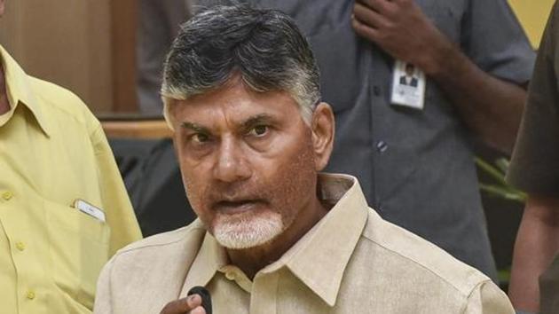 Security has been substantially reduced for former Chief Minister Chandrababu Naidu’s family.(PTI)