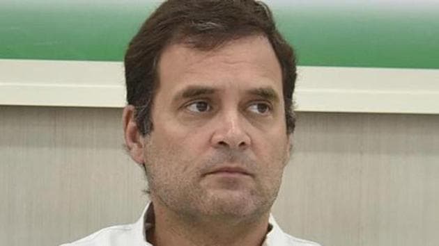 BJP vice-president Shivraj Singh Chouhan took a dig at Rahul Gandhi, saying he was the first to jump out of a “sinking” Congress ship. (Photo by Sanjeev Verma/ Hindustan Times) BJP vice-president Shivraj Singh Chouhan took a dig at Rahul Gandhi, saying he was the first to jump out of a “sinking” Congress ship. (Photo by Sanjeev Verma/ Hindustan Times)