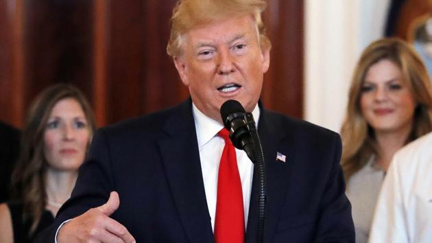 US president Donald Trump threatened on Tuesday to obliterate parts of Iran if it attacked “anything American.” (AP File Photo) US president Donald Trump threatened on Tuesday to obliterate parts of Iran if it attacked “anything American.” (AP File Photo)