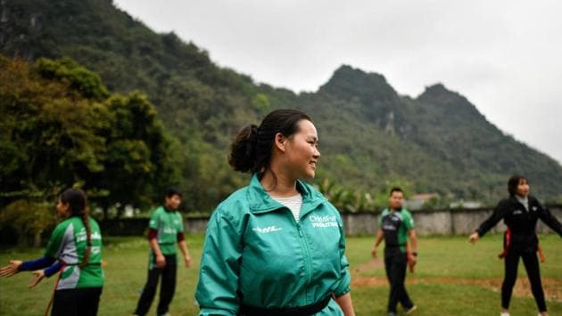 Still, some participants in Vietnam had to push back again entrenched sexism. Coach Bui Thi Lan (C) was told by her in-laws that she should give up rugby after marrying and having a baby -- in line with expectations women that should avoid playing rowdy sports. Lan would have none of it. She came back to coaching four months after giving birth and now teaches 60 kids four times per week. (Manan Vaytsyayana / AFP) Still, some participants in Vietnam had to push back again entrenched sexism. Coach Bui Thi Lan (C) was told by her in-laws that she should give up rugby after marrying and having a baby -- in line with expectations women that should avoid playing rowdy sports. Lan would have none of it. She came back to coaching four months after giving birth and now teaches 60 kids four times per week. (Manan Vaytsyayana / AFP)