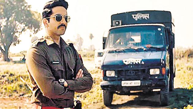 Ayushmann Khurrana in a gritty role. He plays a cop in Article 15, inspired by a real-life story
