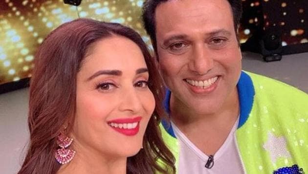 Govinda was the celebrity guest on Dance Deewane in which Madhuri Dixit is one of judges. (Instagram) Govinda was the celebrity guest on Dance Deewane in which Madhuri Dixit is one of judges. (Instagram)