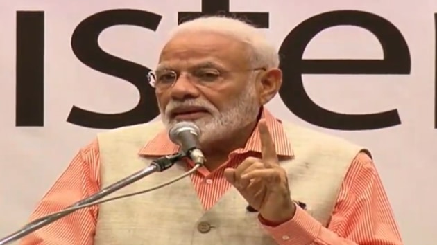 Addressing the Indian community in Kobe, Prime Minister Modi said Japan has played an important role in India’s economic development. (Photo@BJP4India) Addressing the Indian community in Kobe, Prime Minister Modi said Japan has played an important role in India’s economic development. (Photo@BJP4India)