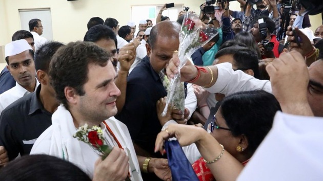 Asked about the party’s strategy for upcoming assembly elections, Gandhi plainly told the leaders to discuss it among themselves, leaving the state unit in the lurch. (Photo @RahulGandhi)