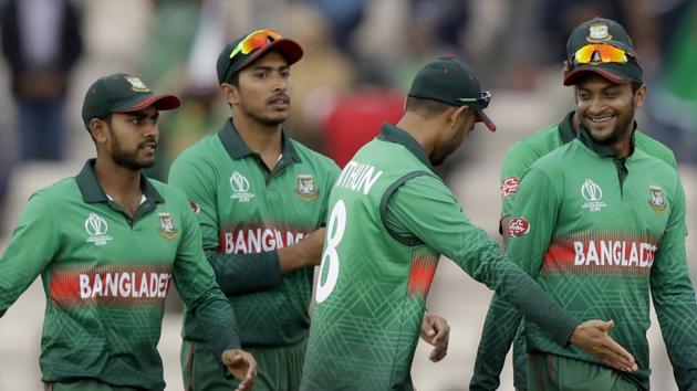 File image of players of the Bangladesh cricket team walking off the pitch after the end of a match. (AP) File image of players of the Bangladesh cricket team walking off the pitch after the end of a match. (AP)