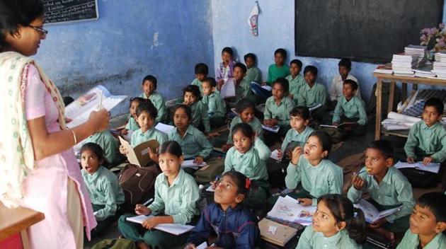 There are 1,024 government-run schools in the city, offering education up to class 12. (Vinay Santosh Kumar/HT File Photo)