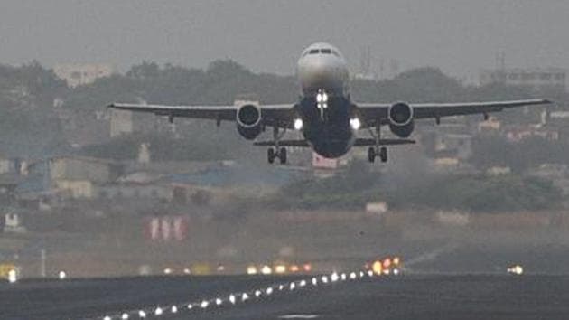 The Directorate General of Civil Aviation (DGCA) has found serious lapses on the part of air traffic controllers in Delhi while investigating a case of a near miss between IndiGo and KLM flights over the airspace in the national capital in 2016.(Satyabrata Tripathy/HT Photo)
