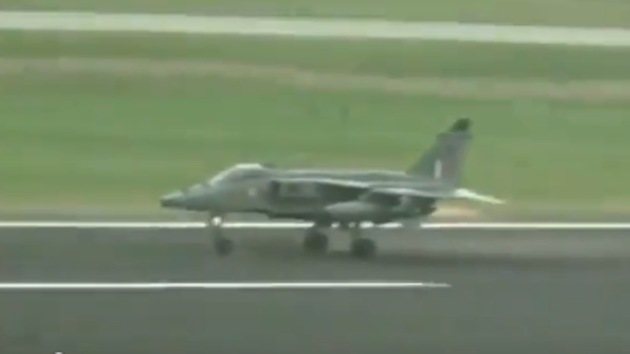 The IAF has released a video of its Jaguar fighter jet flying into a flock of birds. The IAF pilot jettisoned two fuel drop tanks and Carrier Bomb Light Stores pods to be able to safely land the aircraft and save lives. (Photo ANI) The IAF has released a video of its Jaguar fighter jet flying into a flock of birds. The IAF pilot jettisoned two fuel drop tanks and Carrier Bomb Light Stores pods to be able to safely land the aircraft and save lives. (Photo ANI)