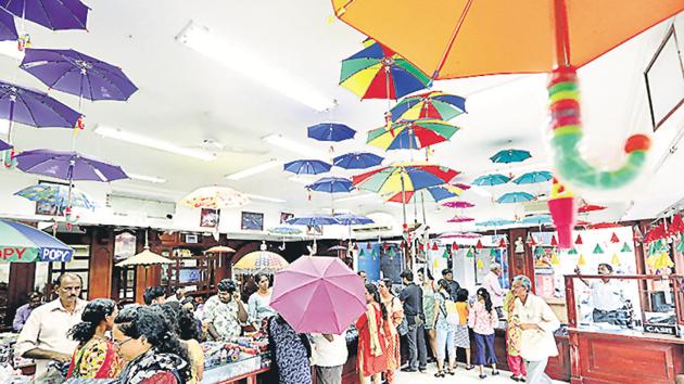 The retail factory outlet of Popy’s in Alappuzha.(Vivek R Nair/HT Photo)