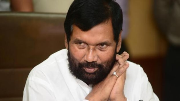 A Dalit leader, Paswan did not contest the Lok Sabha polls in 2019 from his traditional seat of Hajipur in Bihar.(HT Photo)