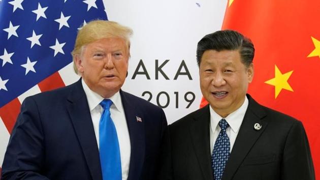 U.S. President Donald Trump and China's President Xi Jinping poses for a photo ahead of their bilateral meeting during the G20 leaders summit in Osaka, Japan, June 29, 2019. (REUTERS PHOTO) U.S. President Donald Trump and China's President Xi Jinping poses for a photo ahead of their bilateral meeting during the G20 leaders summit in Osaka, Japan, June 29, 2019. (REUTERS PHOTO)