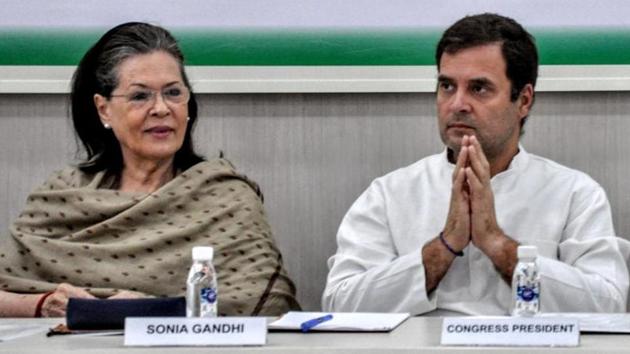 UPA Chairperson Sonia Gandhi, Congress president Rahul Gandhi(ANI file photo)