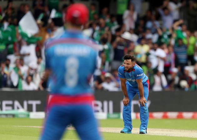 Afghanistan Gulbadin Naib looks dejected after losing the match. (Action Images via Reuters)