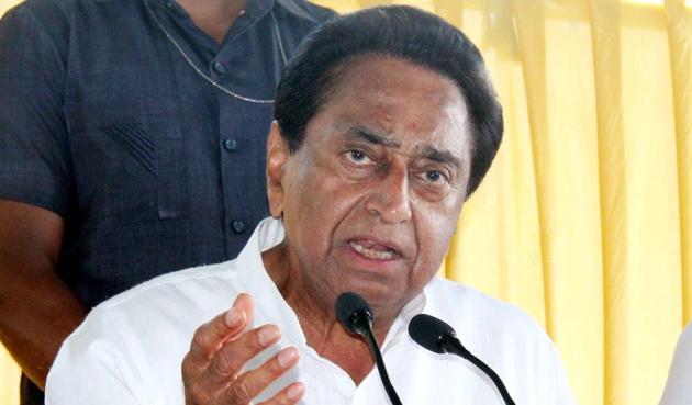 Cricket bat should be used to symbolise nation’s victory, not defeat of democracy, Madhya Pradesh Chief Minister Kamal Nath said Friday(ANI Photo)