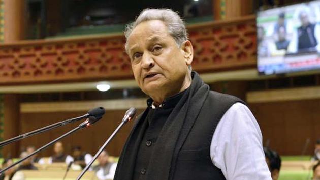 Rajasthan CM Ashok Gehlot said that the District Court had accepted the ‘challan’ on May 24, 2018, since the accused whose names were mentioned in the charge sheet were not present at the time of submission of the same. (HT FILE PHOTO) Rajasthan CM Ashok Gehlot said that the District Court had accepted the ‘challan’ on May 24, 2018, since the accused whose names were mentioned in the charge sheet were not present at the time of submission of the same. (HT FILE PHOTO)