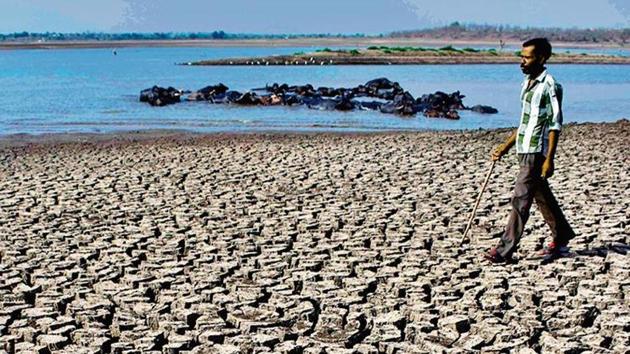There was a 34% deficiency in monsoon rainfall over the long period average as of June 29. The monsoon advancement had slowed down from June 25. (HT Photo) There was a 34% deficiency in monsoon rainfall over the long period average as of June 29. The monsoon advancement had slowed down from June 25. (HT Photo)