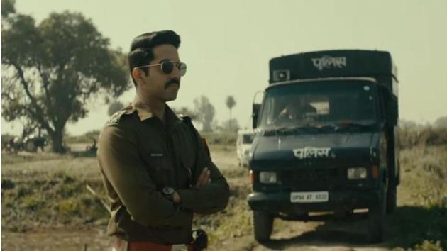 Ayushmann Khurrana delivers one of the strongest performances of his career so far as police officer, Ayan Ranjan. (HT File) Ayushmann Khurrana delivers one of the strongest performances of his career so far as police officer, Ayan Ranjan. (HT File)