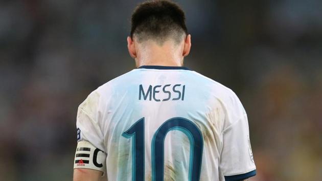 Argentina's Lionel Messi reacts. (REUTERS) Argentina's Lionel Messi reacts. (REUTERS)