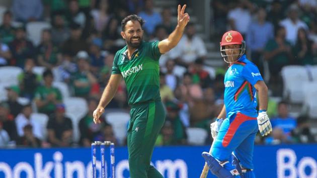 Wahab Riaz in action during the ICC World Cup 2019. (AFP) Wahab Riaz in action during the ICC World Cup 2019. (AFP)