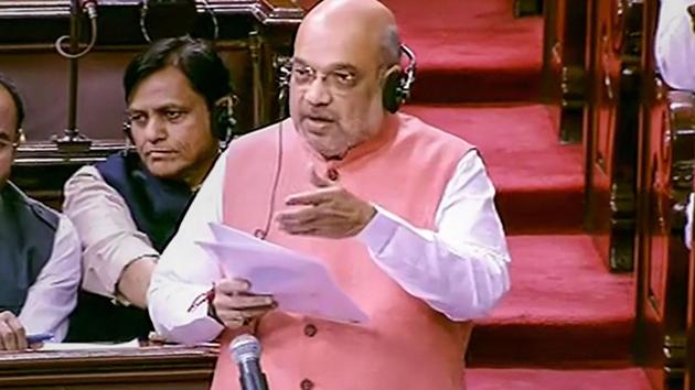 Union Home Minister Amit Shah(PTI photo) Union Home Minister Amit Shah(PTI photo)