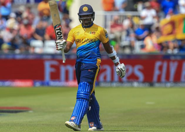 Sri Lanka's Avishka Fernando acknowledges the crowds applause as he walks back to the pavilion. (AFP) Sri Lanka's Avishka Fernando acknowledges the crowds applause as he walks back to the pavilion. (AFP)
