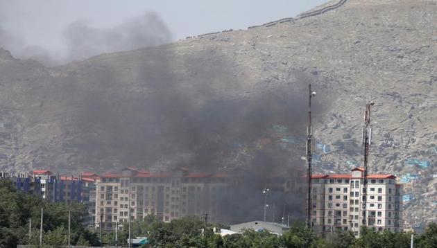 Dozens of people were wounded with fatalities feared as a powerful car bomb rocked Kabul early Monday(Reuters Photo)