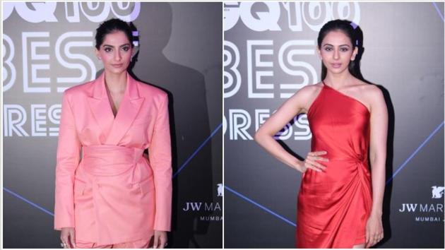 Sonam Kapoor and Rakul Preet Singh are struggling with Mumbai’s heavy rain.