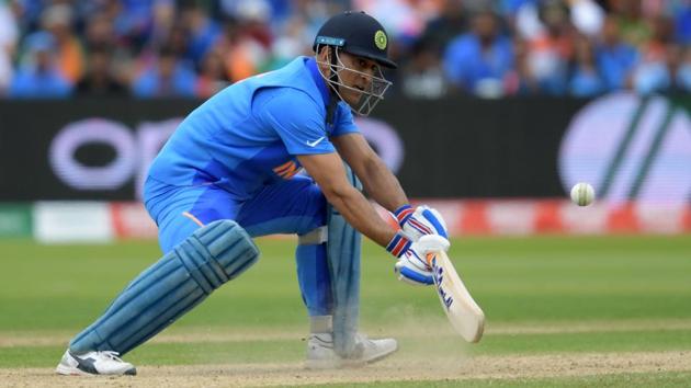 India's Mahendra Singh Dhoni plays a shot against Bangladesh. (AFP) India's Mahendra Singh Dhoni plays a shot against Bangladesh. (AFP)