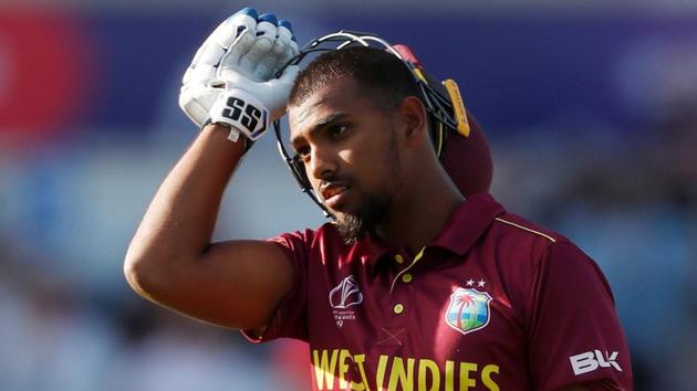 ICC Cricket World Cup - West Indies' Nicholas Pooran reacts after losing his wicket(Action Images via Reuters) ICC Cricket World Cup - West Indies' Nicholas Pooran reacts after losing his wicket(Action Images via Reuters)