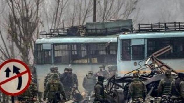 Aadil Ahmad Dar, a JeM terrorist from Kashmir, carried out the suicide bombing on February 14 when he drove the car laden with high intensity explosives into the convoy.(PTI)