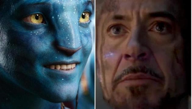 Stills from James Cameron’s Avatar and Marvel’s Avengers Endgame.