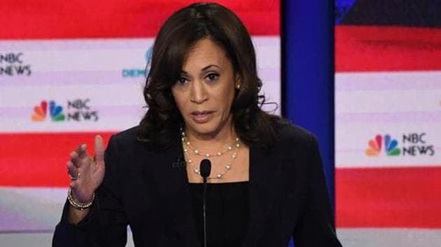 Indian-origin Kamala Harris has surged to the second spot among more than 20 Democrats vying for their party’s nomination for the 2020 presidential election after her standout performance in the first Democratic presidential debate. (AFP)