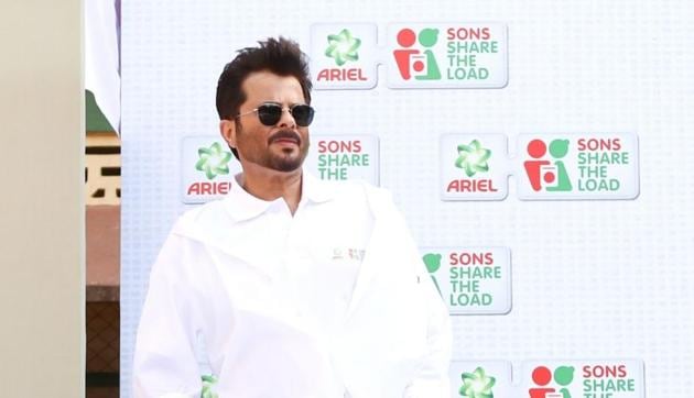 Anil Kapoor during a promotional programme in Mumbai.(IANS) Anil Kapoor during a promotional programme in Mumbai.(IANS)