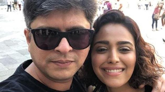 Swara Bhasker and Himanshu Sharma while on a vacation in Italy in 2018.(Instagram)