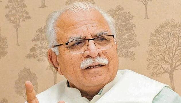 Manohar Lal Khattar is the state’s first Bharatiya Janata Party (BJP) chief minister.(HT Photo)