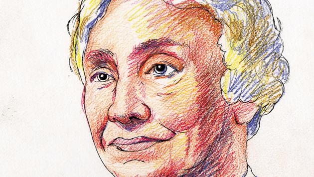 Portrait of Helen Keller by Harshita Som, Convent of Jesus and Mary, Bangla Sahib lane. “When one door of happiness closes, another opens; but often we look so long at the closed door that we do not see the one which has been opened for us.”